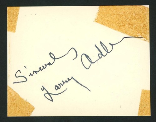 Larry adler autograph - autograph, |