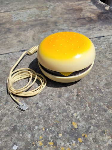 Hamburger phone vintage style - hamburger,