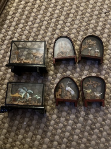 Vintage chinese diorama - vintage,