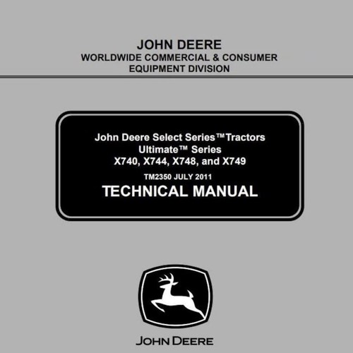 John deere x740 - john,