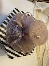 ISPIRATO Pink  SINAMAY Wedding Ascot Hat Mother Of The Bride