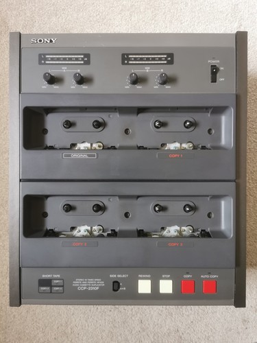 Sony audio cassette duplicator - sony,