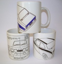 Mk1 Ford Escort Coffee Cup Man Cave Gift RS2000 Mexico AVO Lights