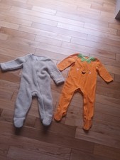 TU Baby Bodysuit Bundle for 12-18 Months Including Halloween Pumpkin