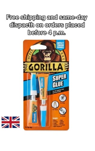 Gorilla super glue - gorilla, adhesive