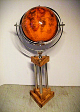Vintage 6" World Globe Mounted