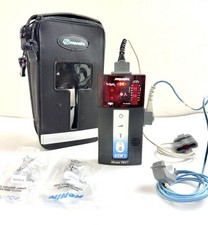 NONIN 9847 Co2 SpO2 PULSE OXIMETER MONITOR + 2 x SENSOR CARRYCASE CARBON DIOXIDE