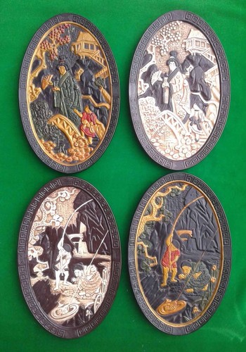 Bretby japanese relief moulded - bretby,