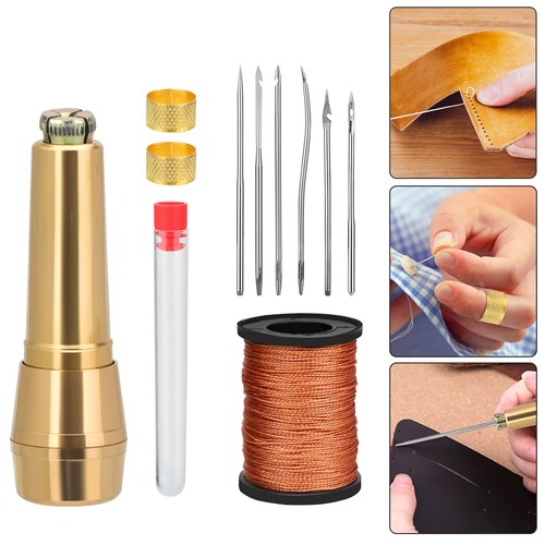 Canvas leather sewing awl - leather,