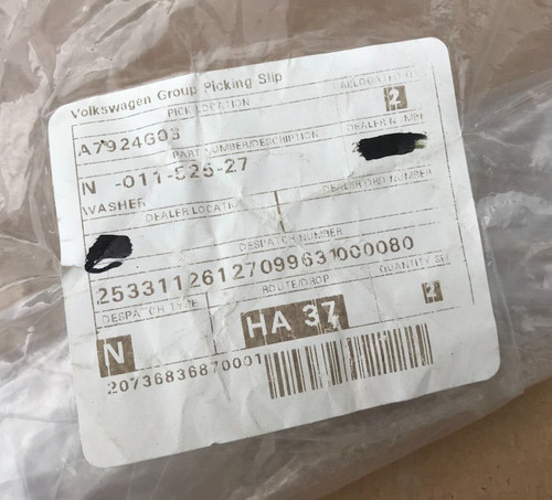 Washer supplied - washer, **x2