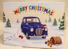 Blue Austin A30/A35 Christmas