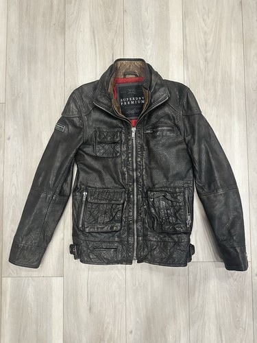 Superdry tarpit bomber leather - superdry,
