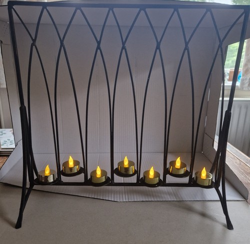Metal tea light - light, holder