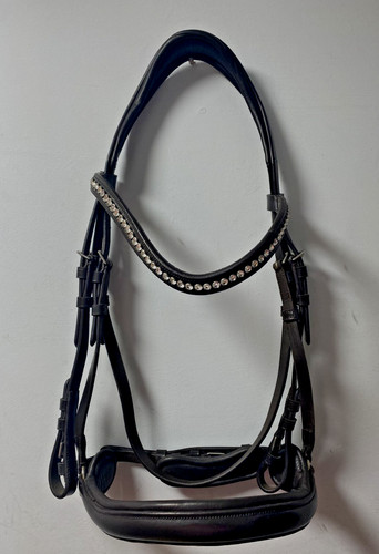 New english leather bridle - leather,