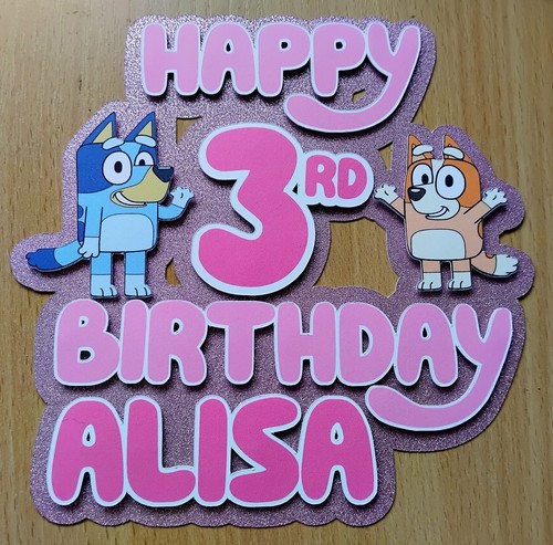 Personalised bluey and bingo - personalised,