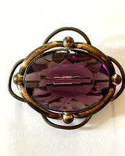 Victorian Brooch Amethyst