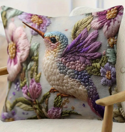 Humming bird cushion covers - x2,