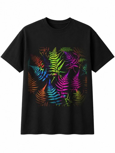 Fern neon glow nature - glow, mens