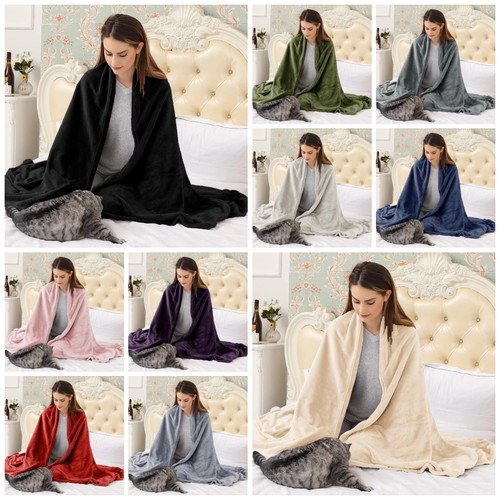 Fleece blanket reversible - blanket,