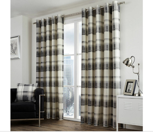 Balmoral check grey slate - balmoral,
