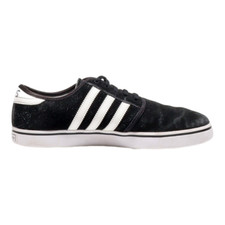 ADIDAS Seeley Sneaker Trainers Black Canvas Mens UK 6