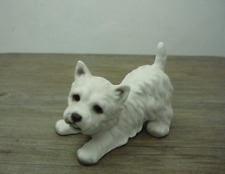 Harvey Knox HK D181C Westie White West Highland Terrier Puppy Dog Figurine 4.5"