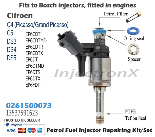 Fuel injector service kit - fuel,