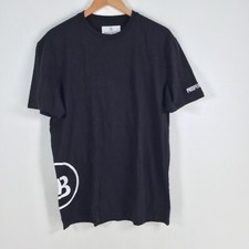 Burgess Brothers mens t shirt size S black short sleeve crew neck cotton 037749