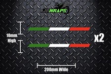 (X2) Italy Italian Flag Stripe