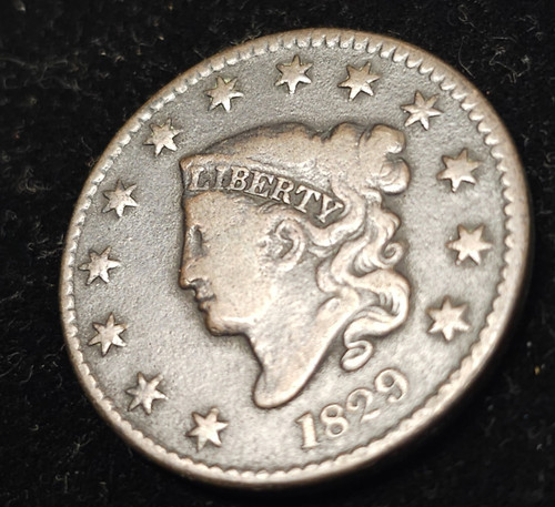 1829 coronet head - 1829,