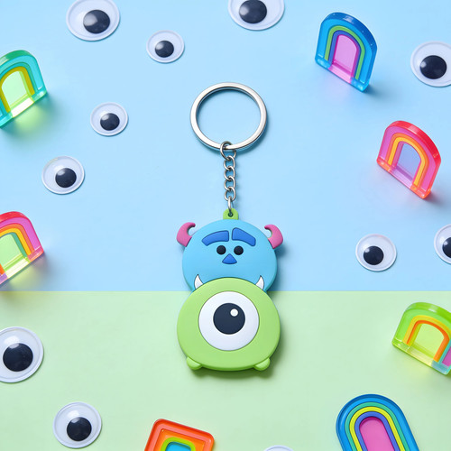 Pvc keychain monsters - keychain,
