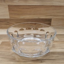 Vintage French Arcoroc Large Thumb Print Serving / Trifle Bowl