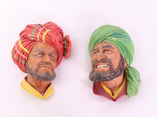 Vintage bossons heads - 2, x