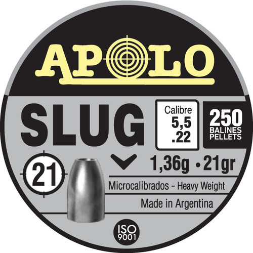Apolo slug 250 count - slug, hp