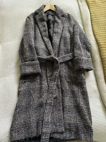 Zara tweed wool blend - tweed, long