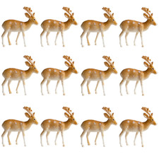 12pc Reindeer Cake Topper Set