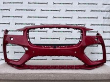 JAGUAR F-PACE F PACE SVR HSE SUV 2016-2020 FRONT BUMPER 6 PDC GENUINE [P215]
