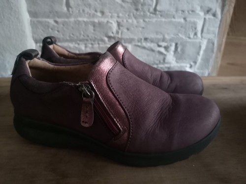 Clarks unstructured purple - clarks,