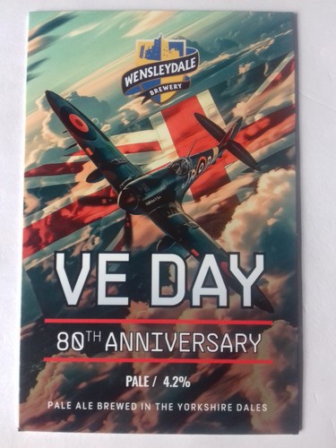Wensleydale brewery pump clip - brewery,