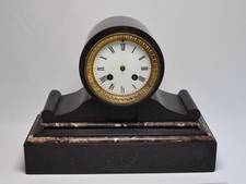 A D MOUGIN - ORNATE FRENCH MARBLE STRIKING CLOCK - 19TH CENT. - FOR RESTORATION