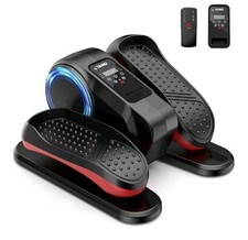 Under Desk Elliptical Cross Trainer 12 Level Speed Exerciser Machine,with Remote