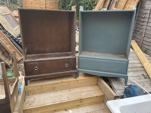 Pair vintage stag minstrel - pair,