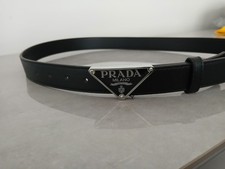 Prada Leather Black And silver