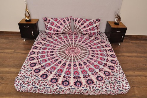 Pink purple floral boho - purple,