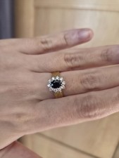 18ct Solid Gold Sapphire