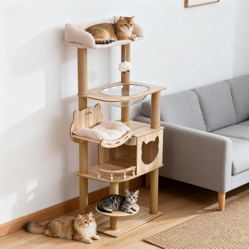 Large cat tree - tree, climbing