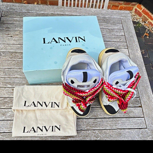 Lanvin curb low white - curb, multi