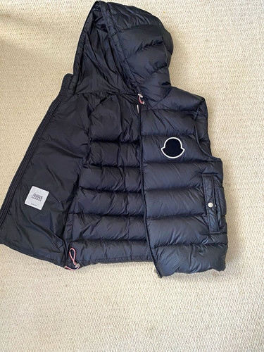 Moncler men black hooded - men's,