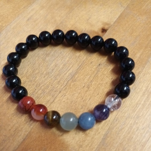8mm stone chakra - 8mm,
