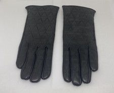 Black Ladies Leather Gloves